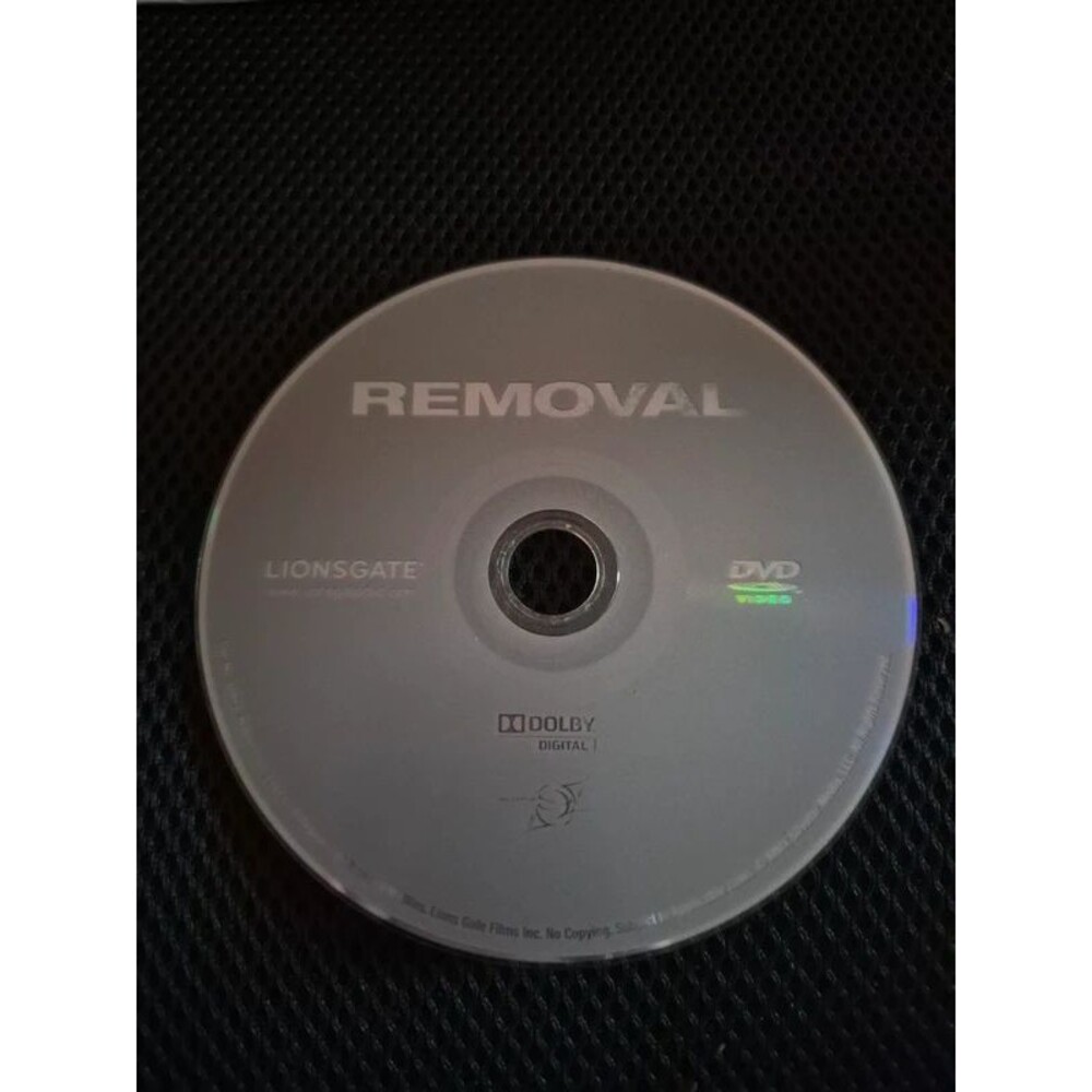 Removal DVD Disc Only